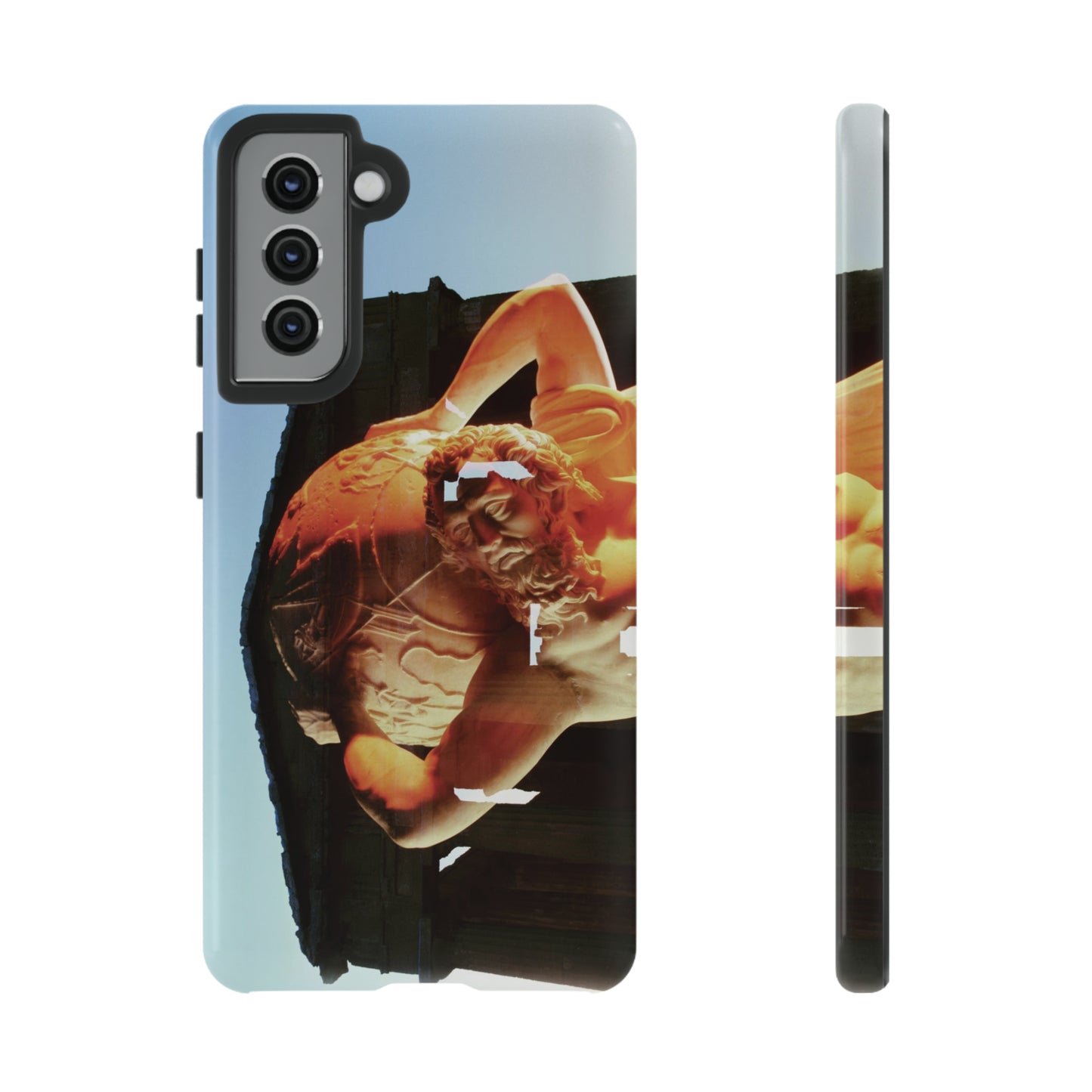 Atlas and Temple of Neptune Phone Cases