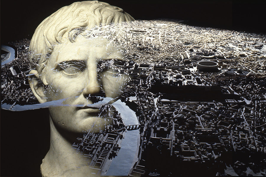 Au­gu­stus & The City of Rome Canvas Print