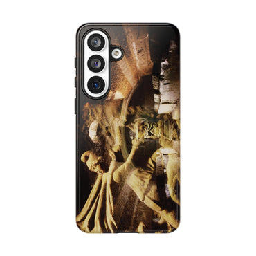 Mithras in his mithraeum of ancient Ostia phone case for Samsung Galaxy S26 Plus by Vittorio Storaro, from the La Civiltà Romana collection
