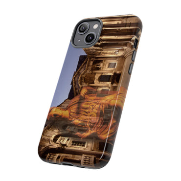 Diocletian's Palace with Goddess Roma phone case for iPhone 14 Plus by Vittorio Storaro, from the La Civiltà Romana collection