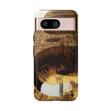 Julius Caesar and the France Bridge phone case for Google Pixel 8 by Vittorio Storaro, from the La Civiltà Romana collection