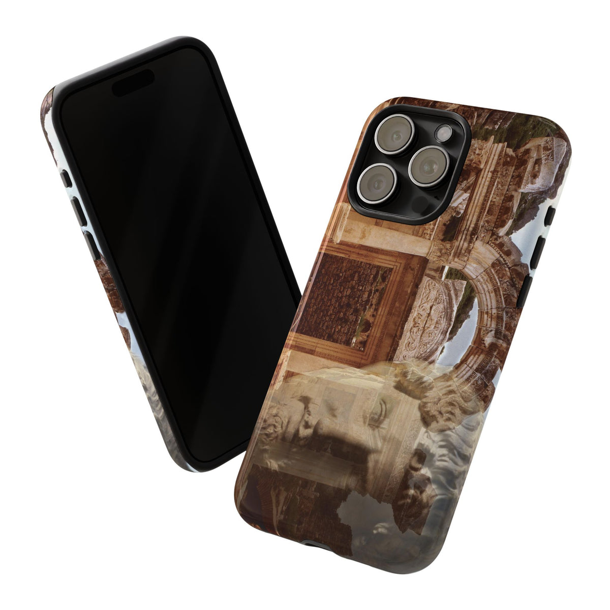 Adriano's Market phone case for iPhone 15 Pro Max by Vittorio Storaro, from the La Civiltà Romana collection