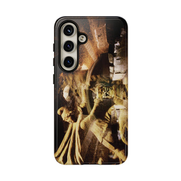 Mithras in his mithraeum of ancient Ostia phone case for Samsung Galaxy S24 by Vittorio Storaro, from the La Civiltà Romana collection