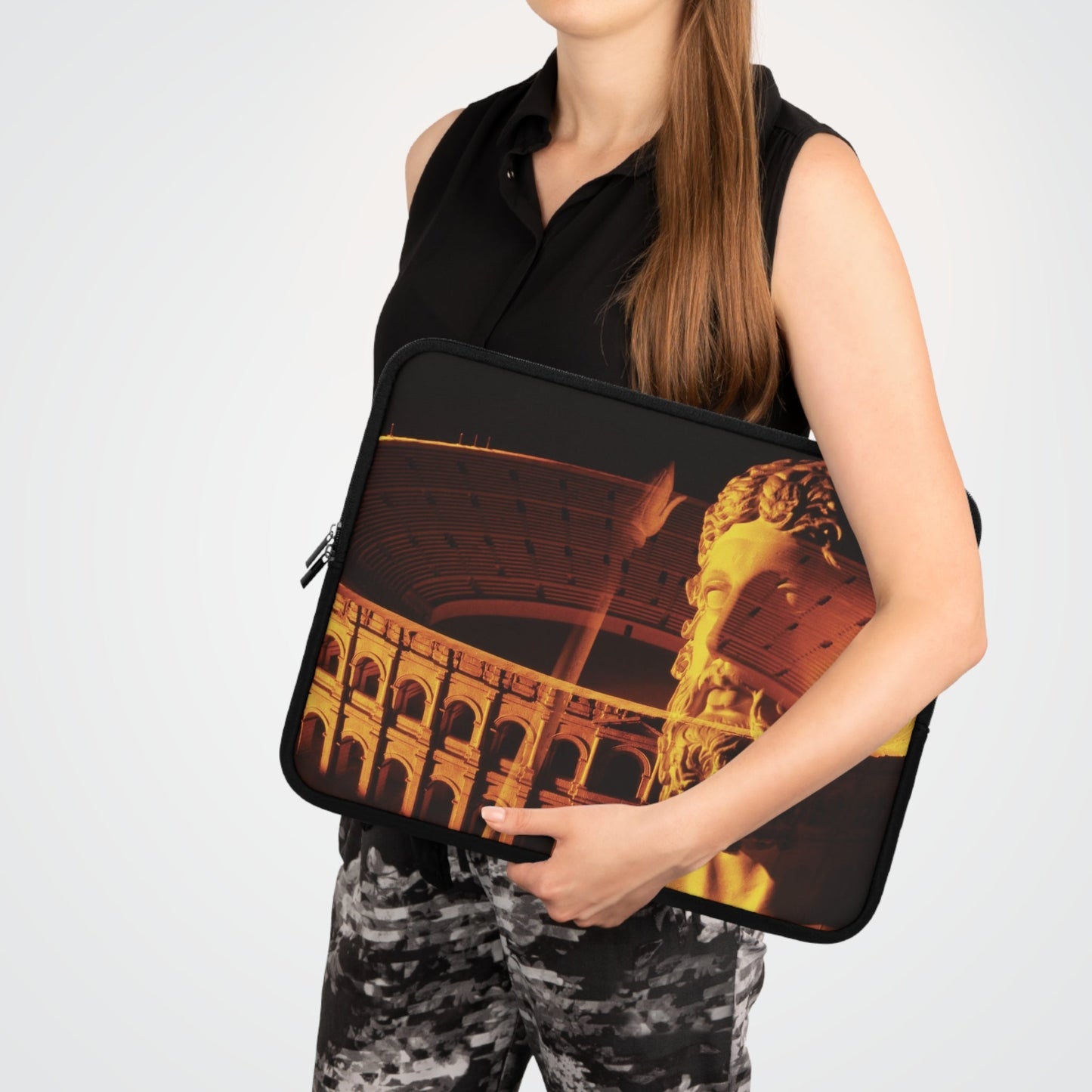 Flavian Amphitheater Laptop Sleeve - Imperial Monumentality Tech Protection