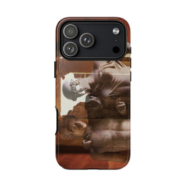 Elettra and Oreste phone case for iPhone 17 Pro Max by Vittorio Storaro, from the La Civiltà Romana collection