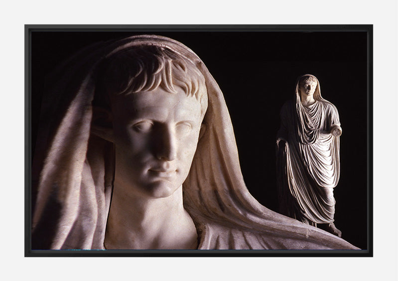 Divinized Augustus Canvas Print - Roman Imperial Leadership Art