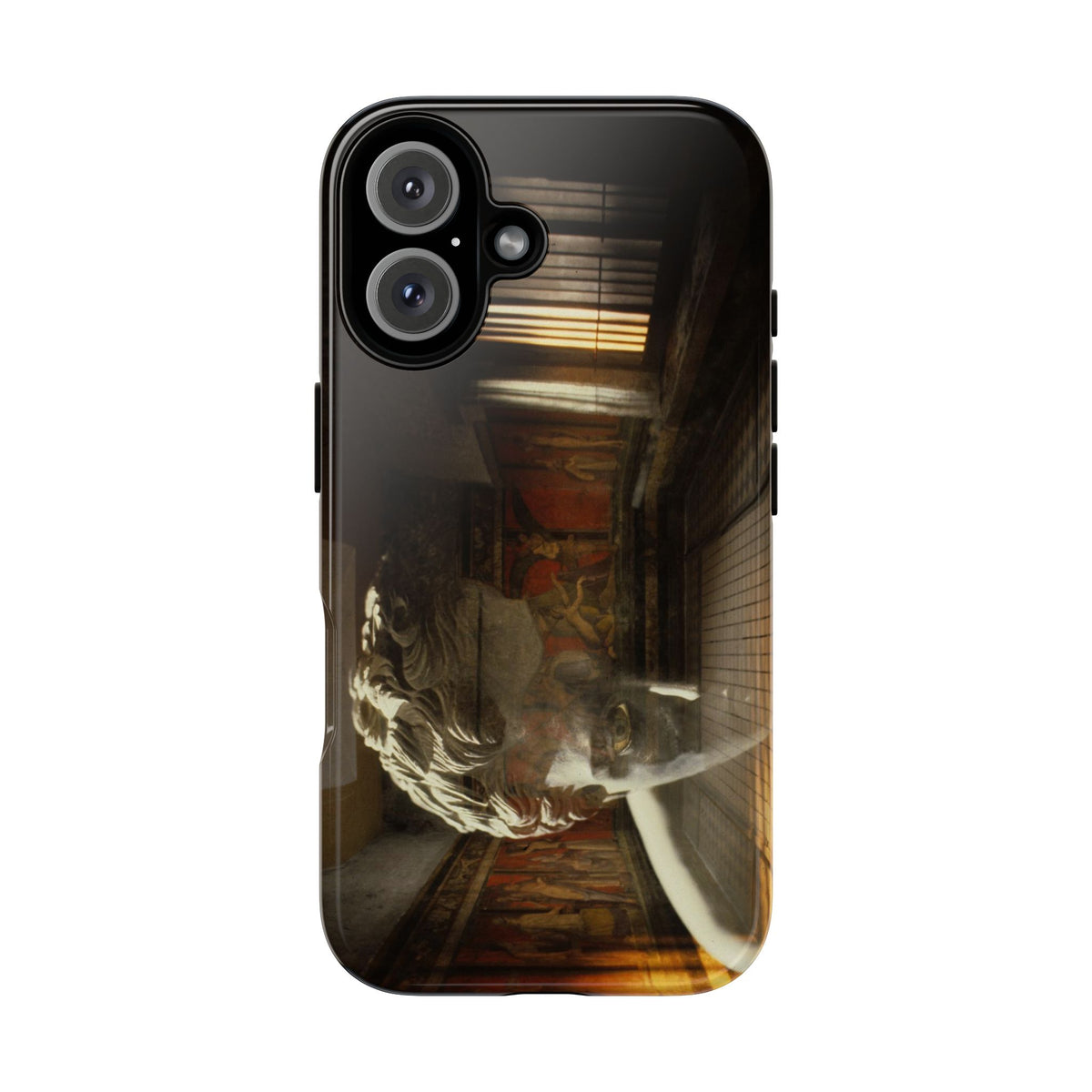 The Villa dei Mysteries phone case for iPhone 16 by Vittorio Storaro, from the La Civiltà Romana collection