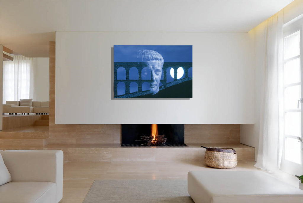 Claudius Aqueduct Acrylic Print - Azure Engineering Heritage Art