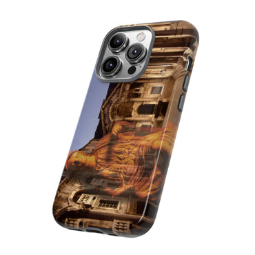 Diocletian's Palace with Goddess Roma phone case for iPhone 14 Pro by Vittorio Storaro, from the La Civiltà Romana collection