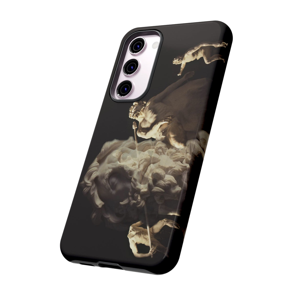 Ulysses and Polyphemus phone case for Samsung Galaxy S23 Plus by Vittorio Storaro, from the La Civiltà Romana collection