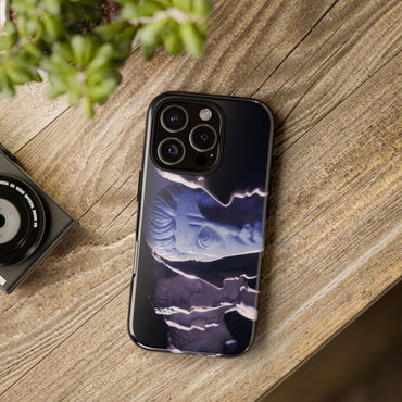 Edict of Constantine tough phone case by Vittorio Storaro, from the La Civiltà Romana collection, shown on a table