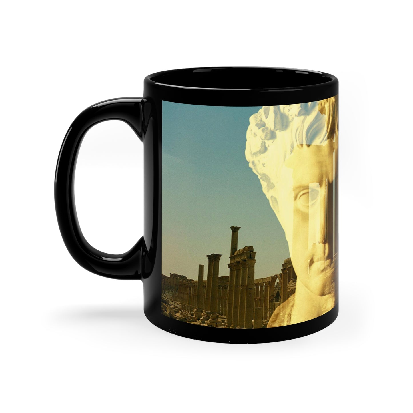 Augustus's Sun on Palmyra 11oz Black Mug