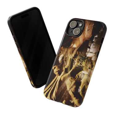 Mithras in his mithraeum of ancient Ostia phone case for iPhone 15 Plus by Vittorio Storaro, from the La Civiltà Romana collection