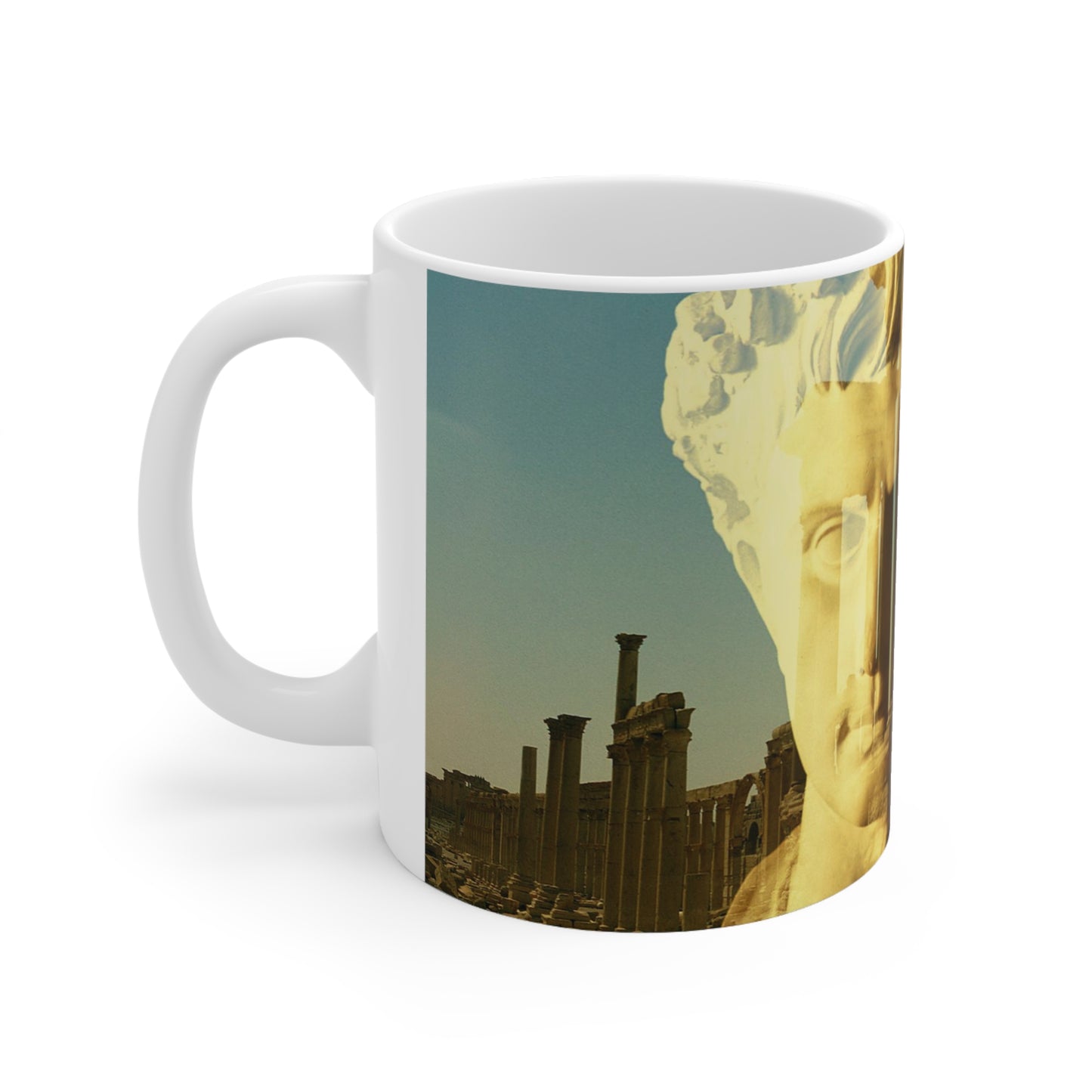 Augustus's Sun on Palmyra White Mug 11oz