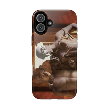 Elettra and Oreste phone case for iPhone 16 Plus by Vittorio Storaro, from the La Civiltà Romana collection