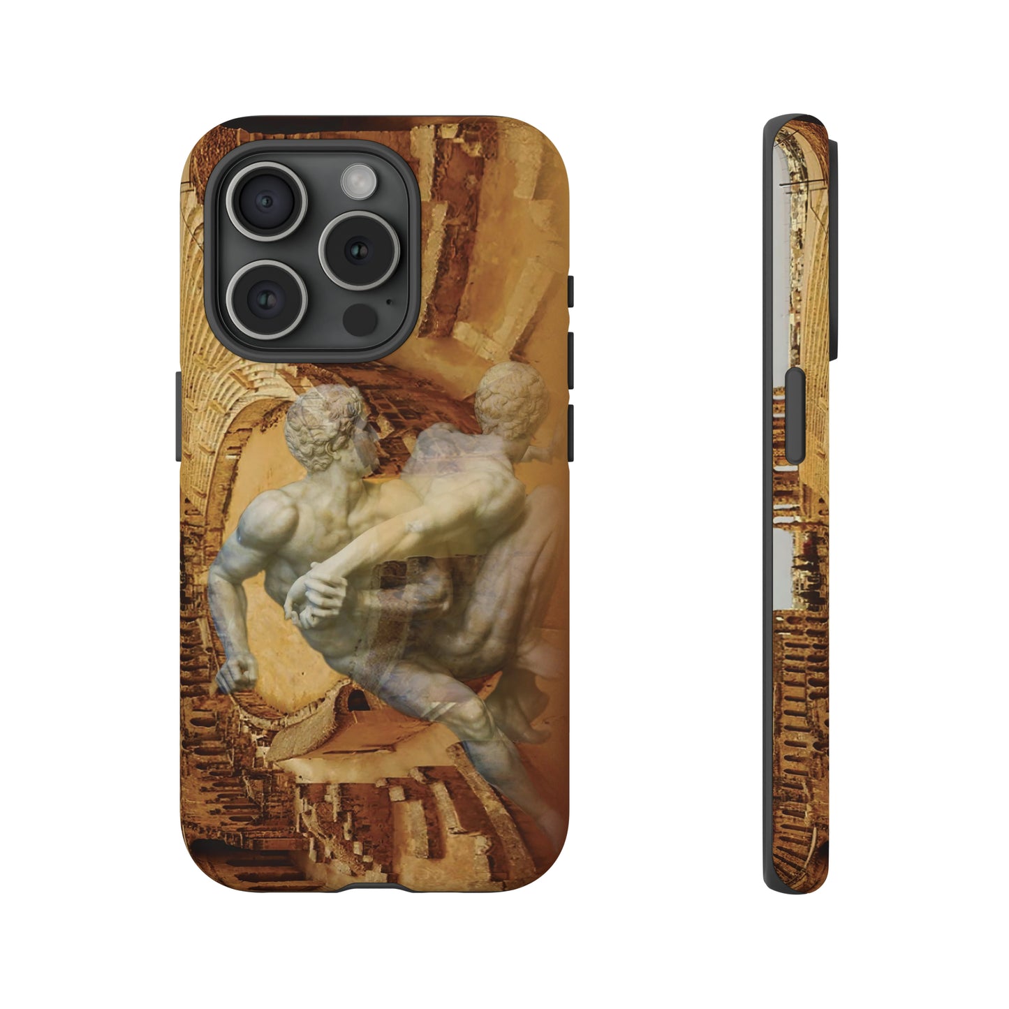 Amphitheater El Jem And The Uffizi Wrestlers Phone Cases