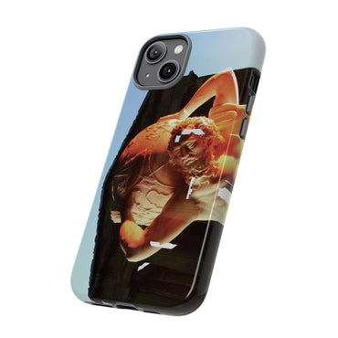 Atlas and Temple of Neptune phone case for iPhone 14 Plus by Vittorio Storaro, from the La Civiltà Romana collection