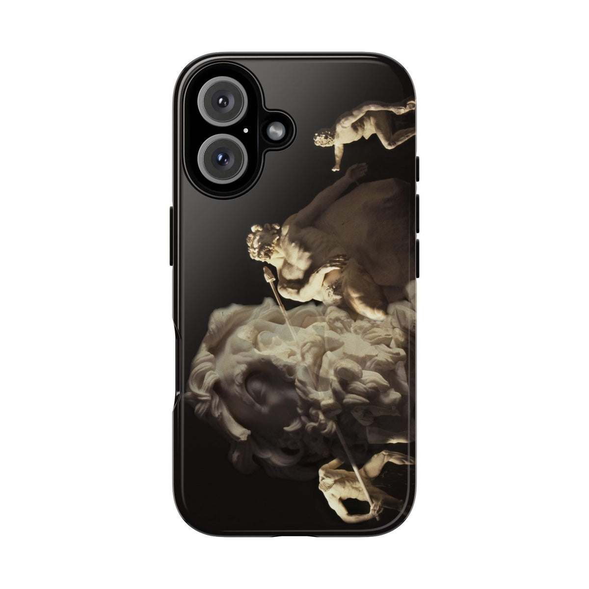 Ulysses and Polyphemus phone case for iPhone 16 by Vittorio Storaro, from the La Civiltà Romana collection