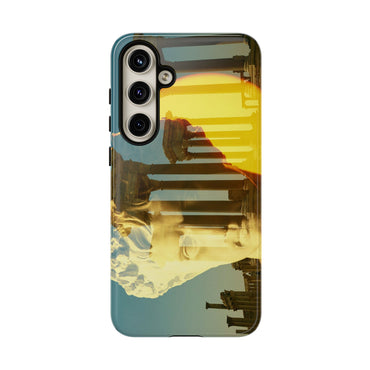 Augustus's Sun on Palmyra phone case for Samsung Galaxy S24 Plus by Vittorio Storaro, from the La Civiltà Romana collection