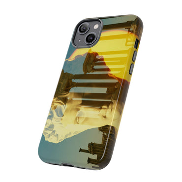 Augustus's Sun on Palmyra phone case for iPhone 14 Plus by Vittorio Storaro, from the La Civiltà Romana collection