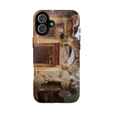 Adriano's Market phone case for iPhone 16 Plus by Vittorio Storaro, from the La Civiltà Romana collection