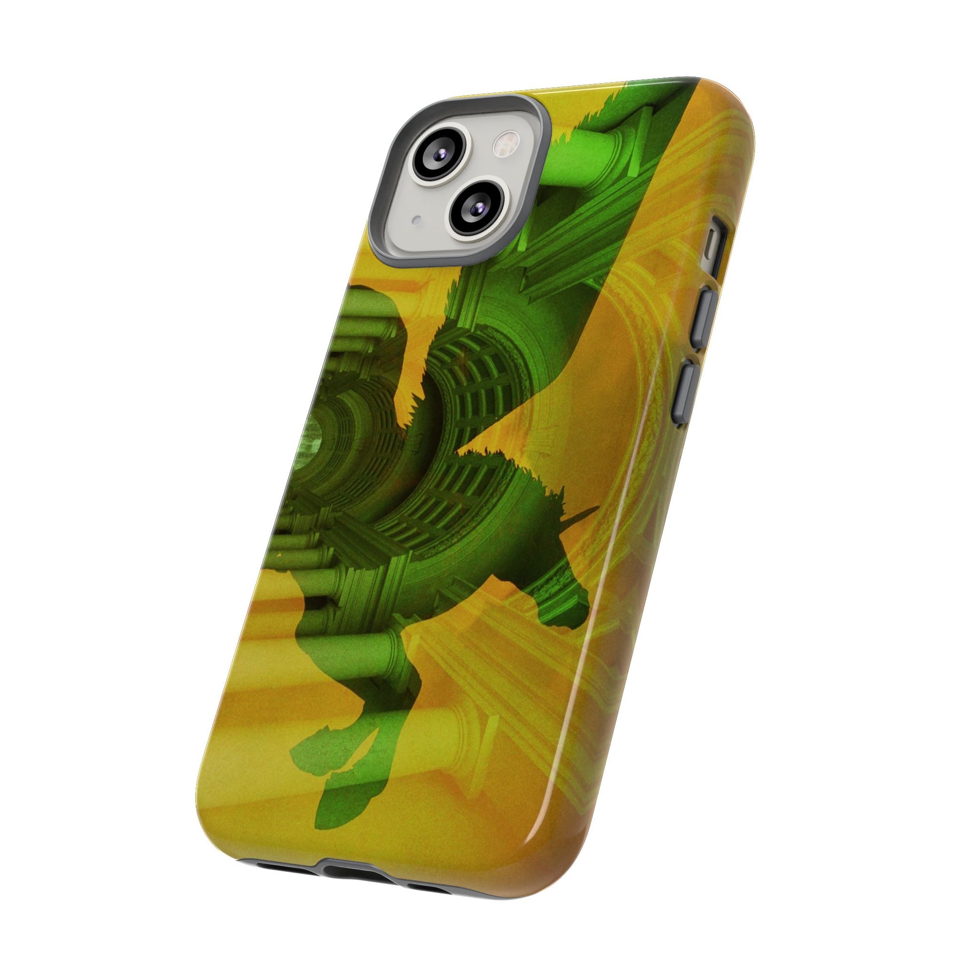 Pegasus phone case for iPhone 14 by Vittorio Storaro, from the La Civiltà Romana collection