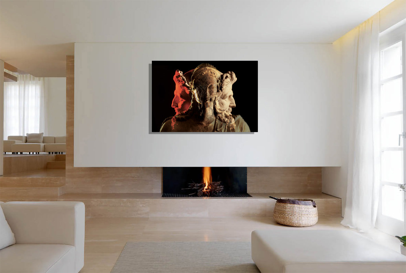 Apollo & Two Faced Janus Canvas Print