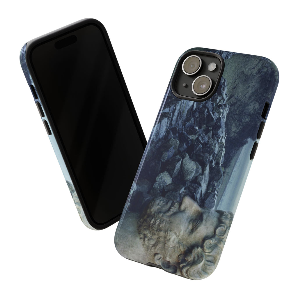 Adriano's wall in Britannia phone case for iPhone 15 by Vittorio Storaro, from the La Civiltà Romana collection