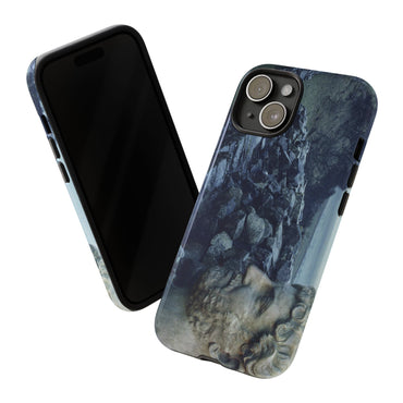 Adriano's wall in Britannia phone case for iPhone 15 by Vittorio Storaro, from the La Civiltà Romana collection