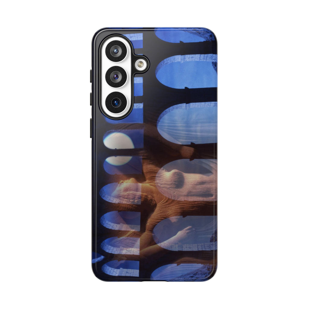 The Aqueduct and his Goddess phone case for Samsung Galaxy S26 Plus by Vittorio Storaro, from the La Civiltà Romana collection