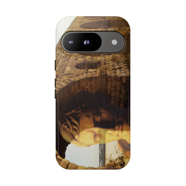 Julius Caesar and the France Bridge phone case for Google Pixel 9 by Vittorio Storaro, from the La Civiltà Romana collection