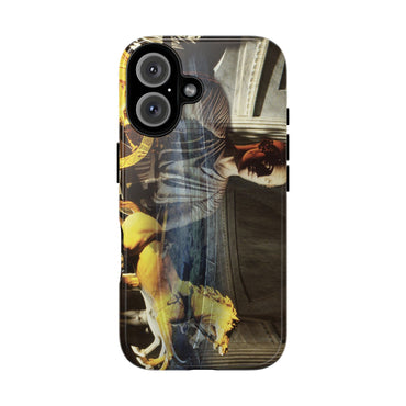 Auriga in the Circus of Antioch phone case for iPhone 16 by Vittorio Storaro, from the La Civiltà Romana collection