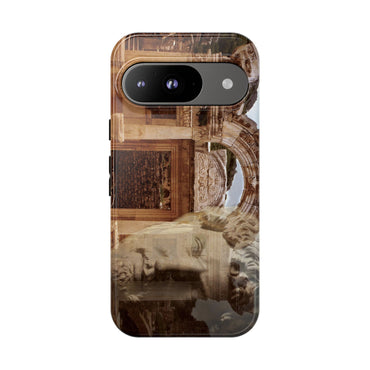 Adriano's Market phone case for Google Pixel 9 by Vittorio Storaro, from the La Civiltà Romana collection