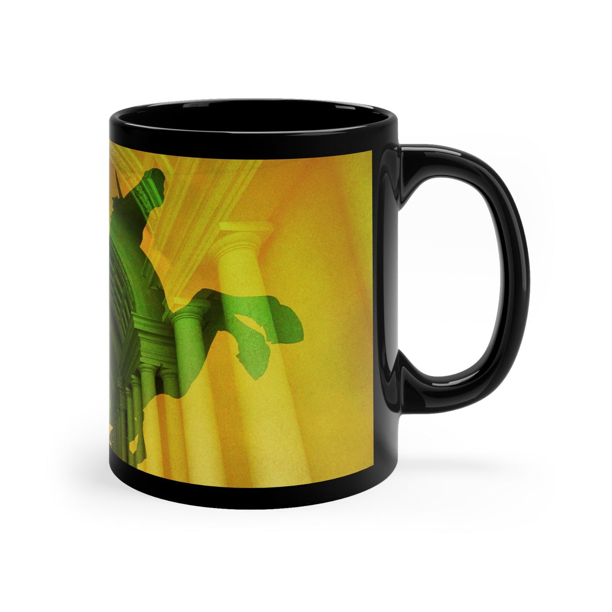 Pegasus 11oz Black Mug