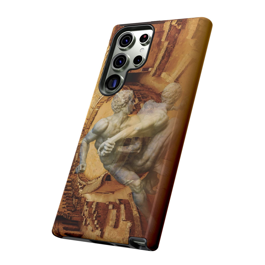 Amphitheater El Jem And The Uffizi Wrestlers phone case for Samsung Galaxy S23 Ultra by Vittorio Storaro, from the La Civiltà Romana collection