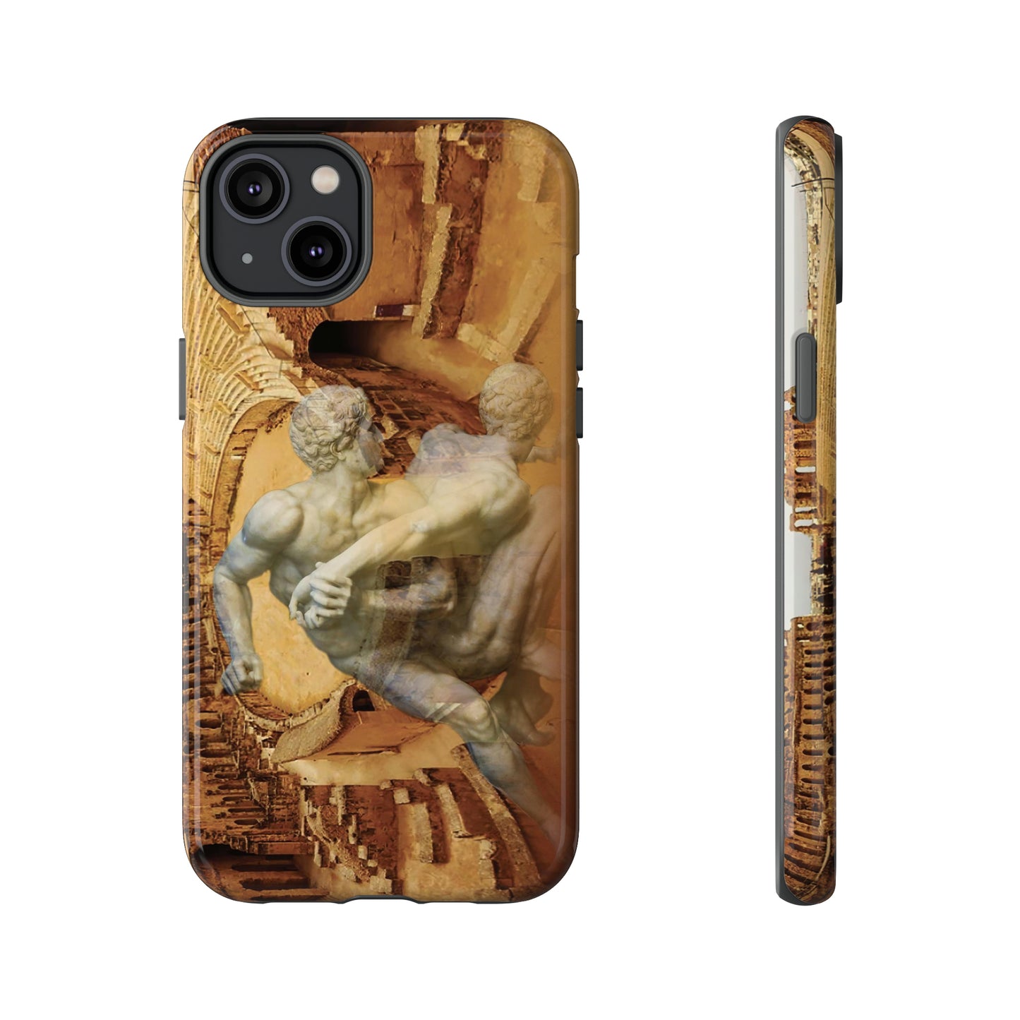 Amphitheater El Jem And The Uffizi Wrestlers Phone Cases