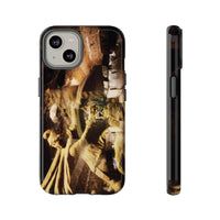 Mithras in his mithraeum of ancient Ostia Phone Cases