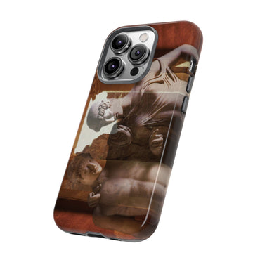 Elettra and Oreste phone case for iPhone 14 Pro by Vittorio Storaro, from the La Civiltà Romana collection