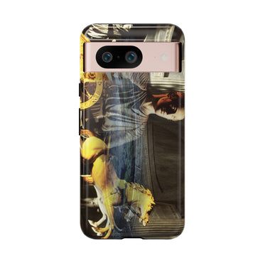 Auriga in the Circus of Antioch phone case for Google Pixel 8 by Vittorio Storaro, from the La Civiltà Romana collection