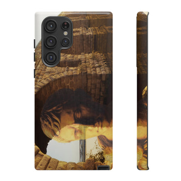 Julius Caesar and the France Bridge phone case for Samsung Galaxy S22 Ultra by Vittorio Storaro, from the La Civiltà Romana collection