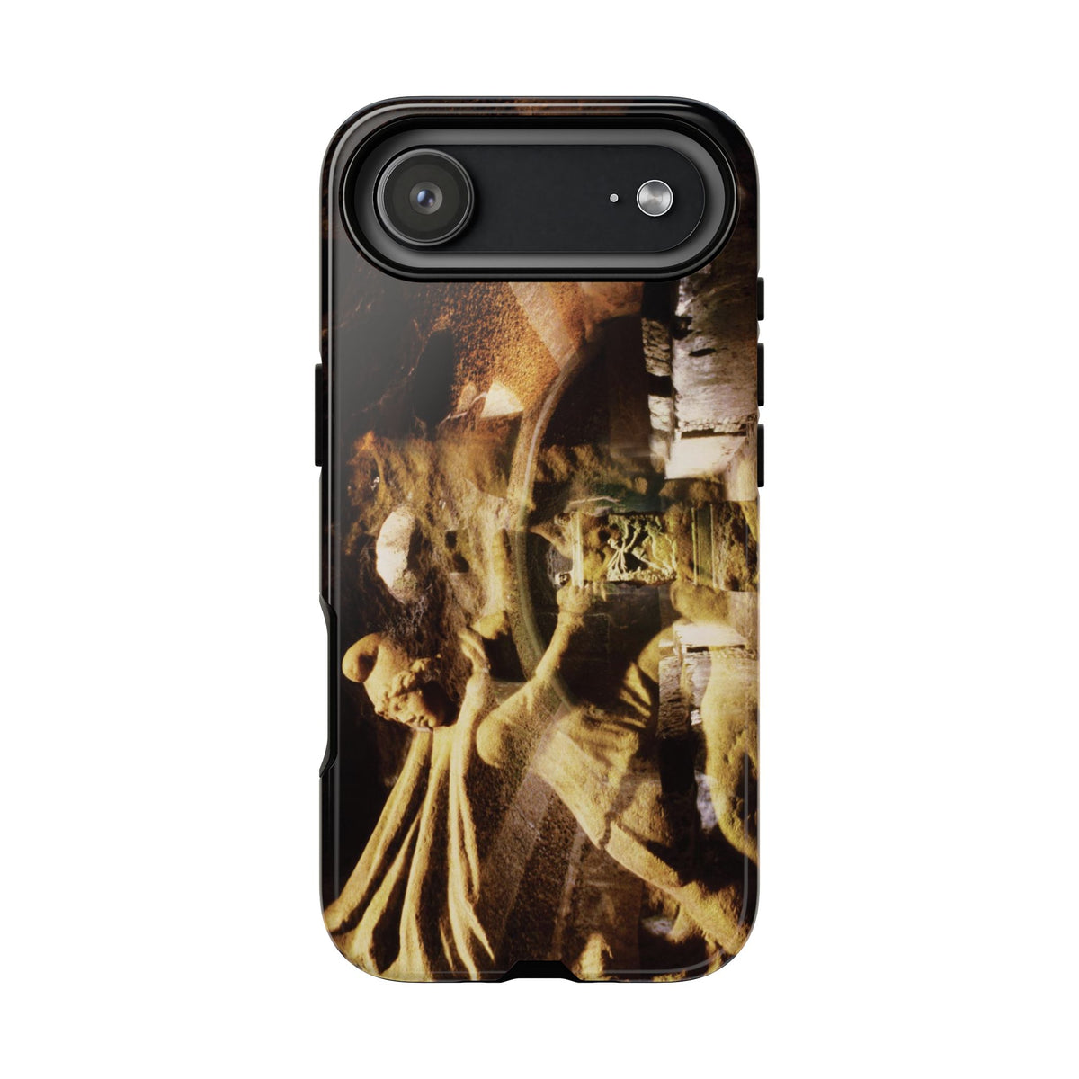 Mithras in his mithraeum of ancient Ostia phone case for iPhone 17 Air by Vittorio Storaro, from the La Civiltà Romana collection