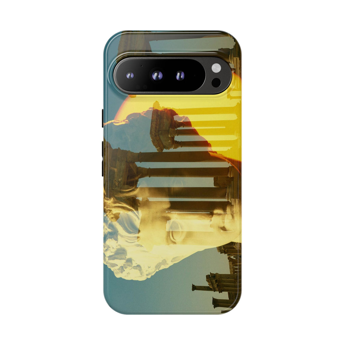 Augustus's Sun on Palmyra phone case for Google Pixel 9 Pro XL by Vittorio Storaro, from the La Civiltà Romana collection