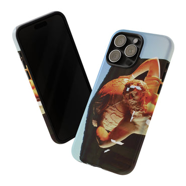 Atlas and Temple of Neptune phone case for iPhone 15 Pro Max by Vittorio Storaro, from the La Civiltà Romana collection
