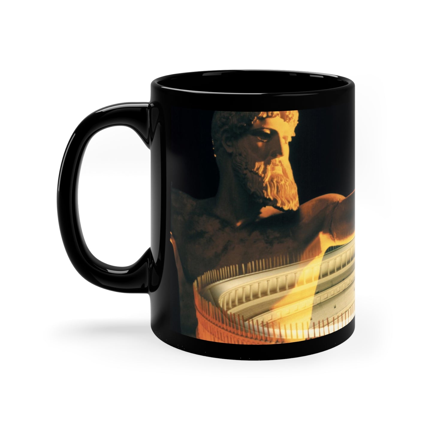 The Colosseum 11oz Black Mug