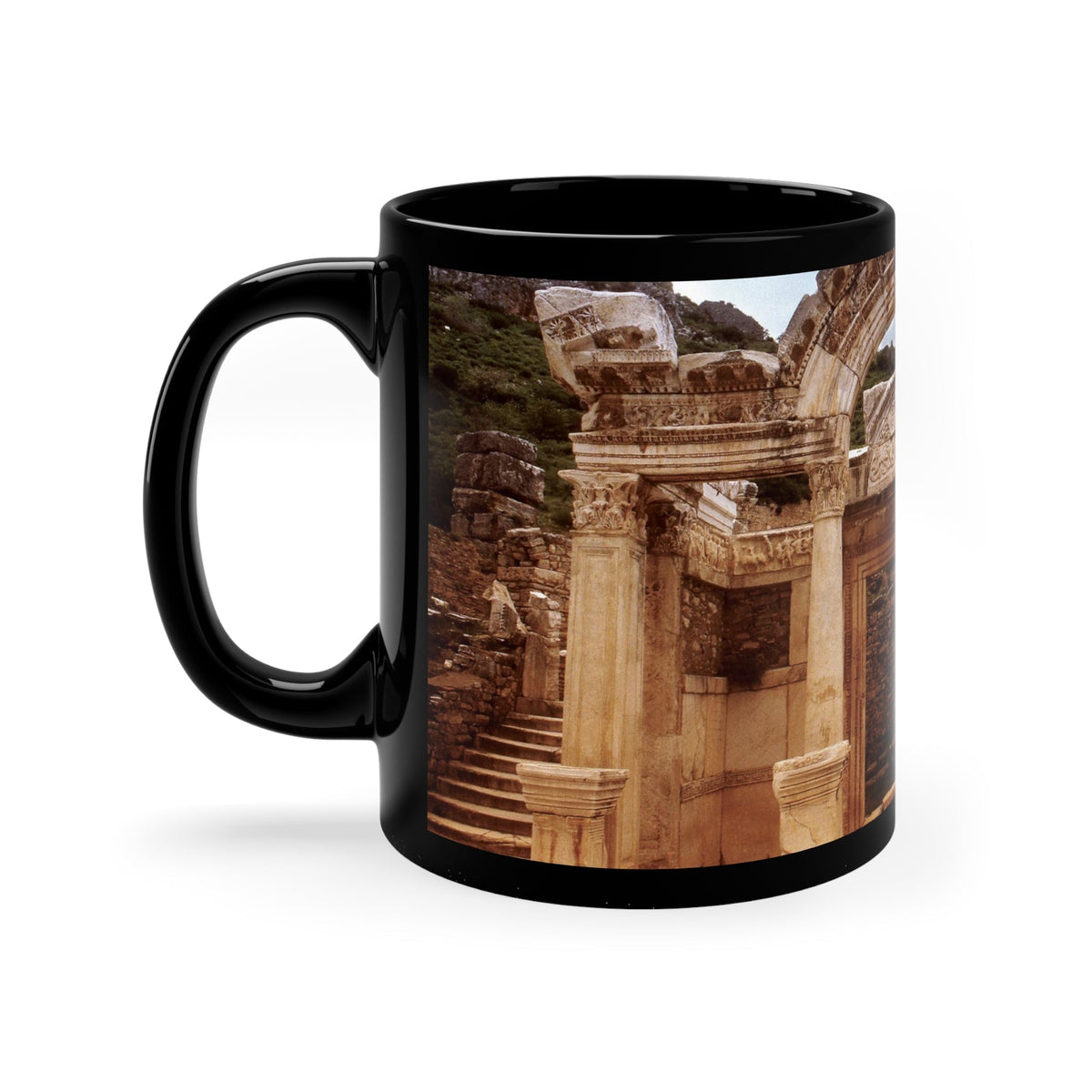 Adriano's Market 11oz Black Mug
