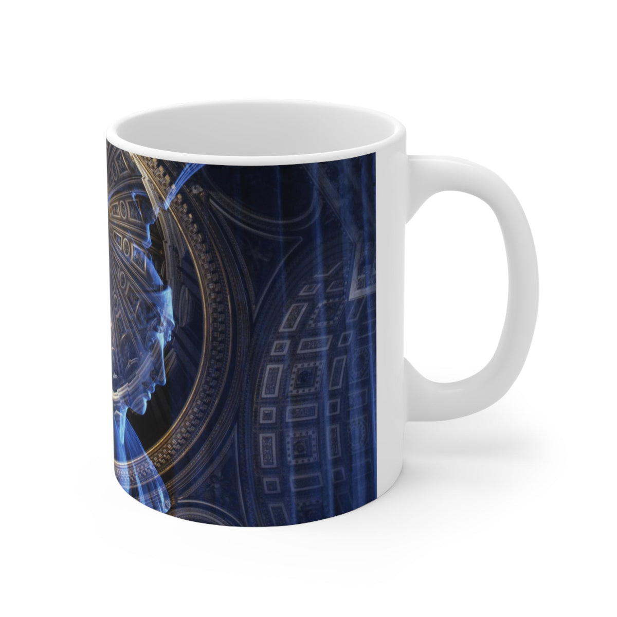 Goddess of Immortality White Mug - Eternal Excellence Cup