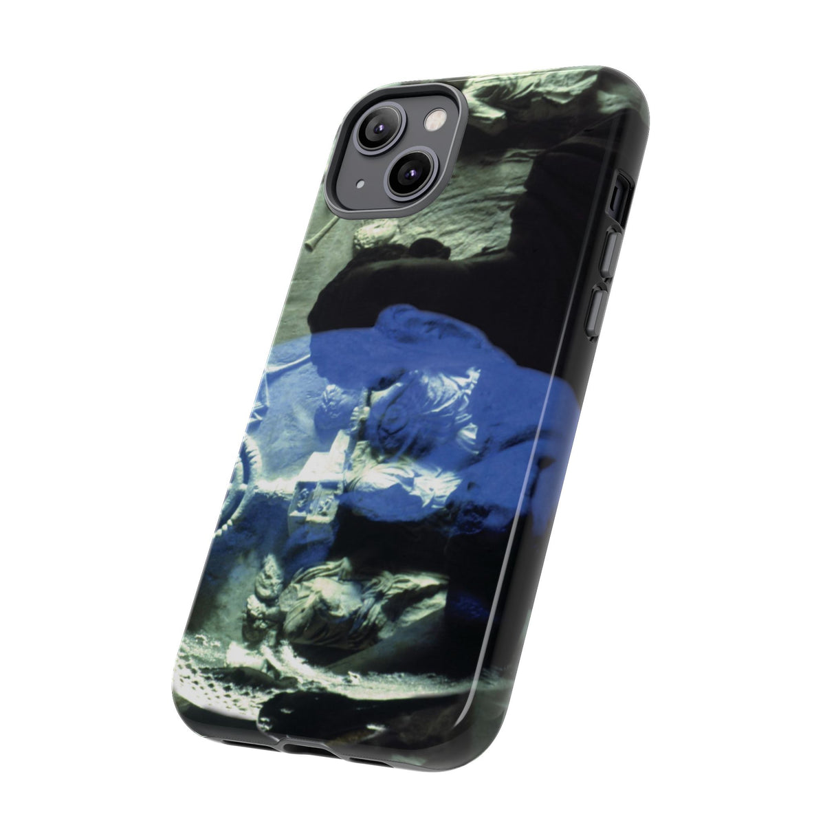 Titus and his father Vespasian phone case for iPhone 14 Plus by Vittorio Storaro, from the La Civiltà Romana collection