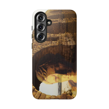 Julius Caesar and the France Bridge phone case for Samsung Galaxy S25 Plus by Vittorio Storaro, from the La Civiltà Romana collection