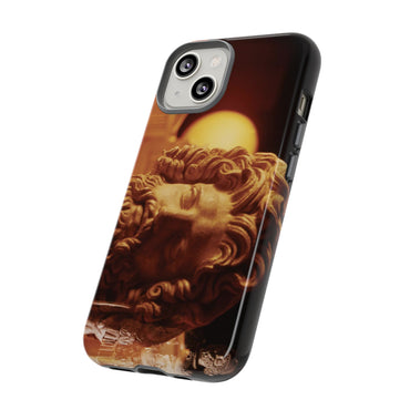 Jupiter and Mars phone case for iPhone 14 by Vittorio Storaro, from the La Civiltà Romana collection