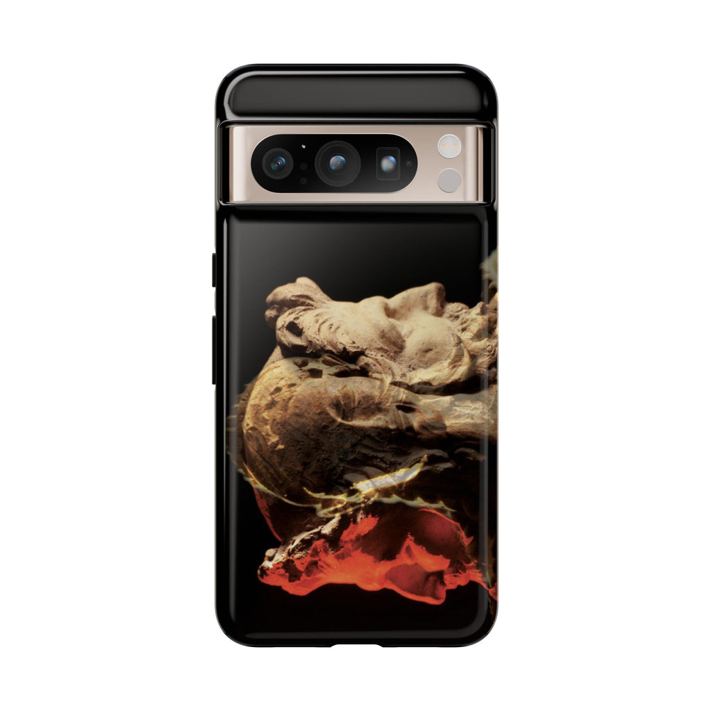 Apollo and two faced Janus phone case for Google Pixel 8 Pro by Vittorio Storaro, from the La Civiltà Romana collection